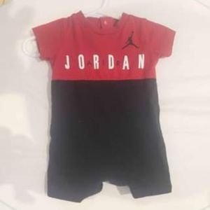 Jordan baby boy romper 0-3 months